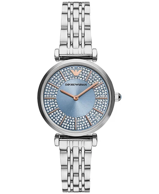 Emporio Armani Women's Stainless Steel Bracelet Watch 32mm - Silver