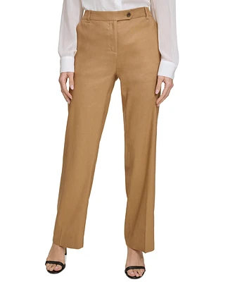 Calvin Klein Women's Extended Button Tab Pants