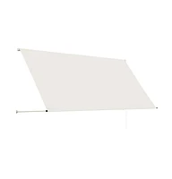 Retractable Awning 98.4"x59.1" Cream