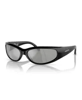 Arnette Men's Catfish Polarized Sunglasses, Mirror Polar AN4302