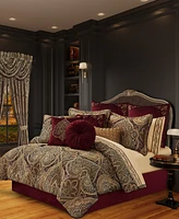 Five Queens Court Bordeaux 4 Pc. Comforter Set