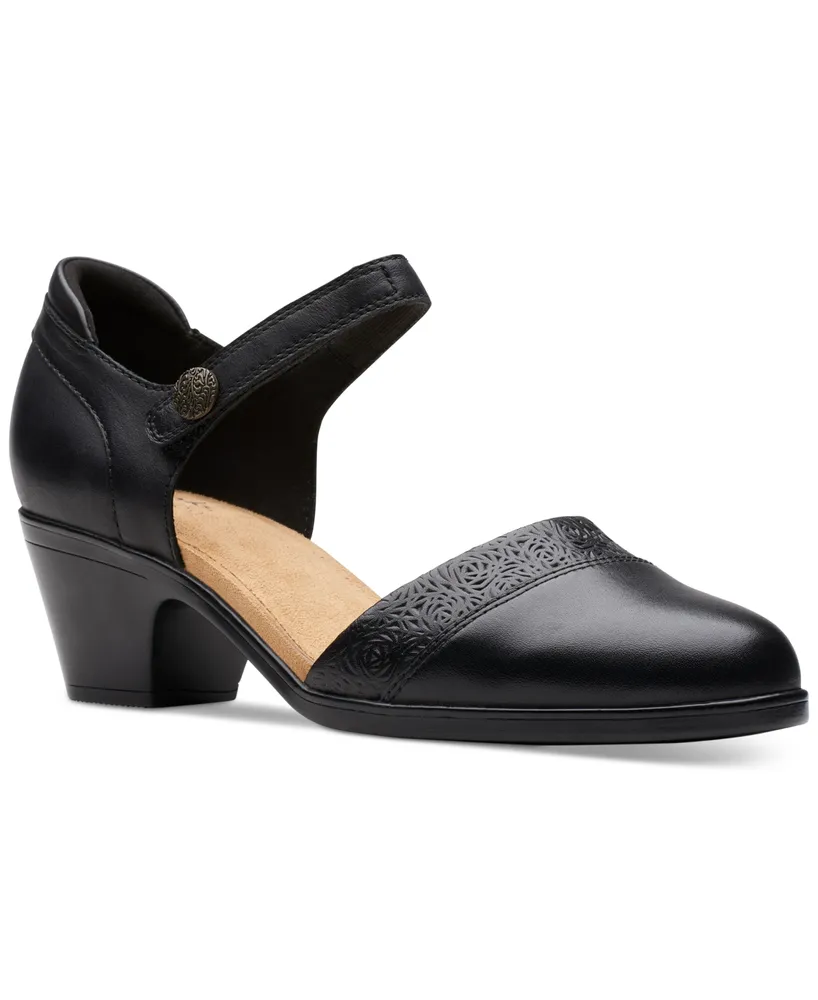 Clarks Women's Emily 2 Ketra Ankle-Strap Pumps