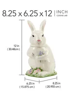 Certified International Easter Morning Figural Bunny Cookie Jar