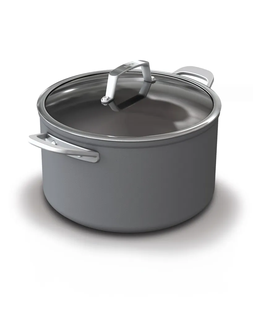 Ninja NeverStick Premium Hard-Anodized 8-Quart Stock Pot with Glass Lid