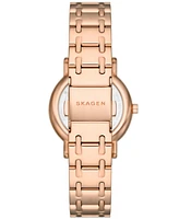 Skagen Women's Signatur Lille Two Hand Rose Gold-Tone Stainless Steel Watch 30mm