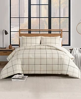 Lucky Brand Sherpa Reversible Microfiber 3-Piece Comforter Set, King