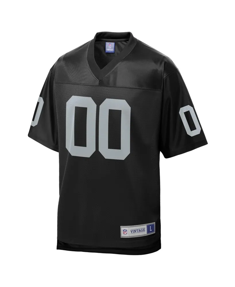 Men's Nfl Pro Line Jim Otto Black Oakland Raiders Retired Player Replica Jersey