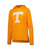Women's Concepts Sport Tennessee Orange Distressed Volunteers Long Sleeve Hoodie T-shirt and Pants Sleep Set