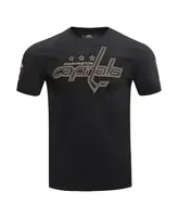 Men's Pro Standard Black Washington Capitals Wordmark T-shirt