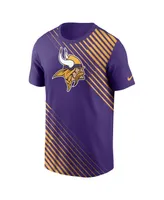 Men's Nike Purple Minnesota Vikings Yard Line Fashion Asbury T-shirt