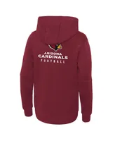 Big Boys Nike Cardinal Arizona Cardinals 2023 Sideline Club Fleece Pullover Hoodie