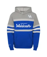 Big Boys Mitchell & Ness Royal Kentucky Wildcats Head Coach Hoodie