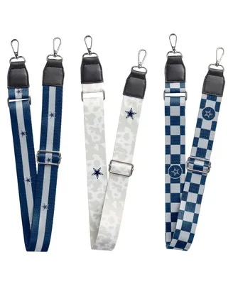 Dallas Cowboys 3-Pack Bag Strap Set