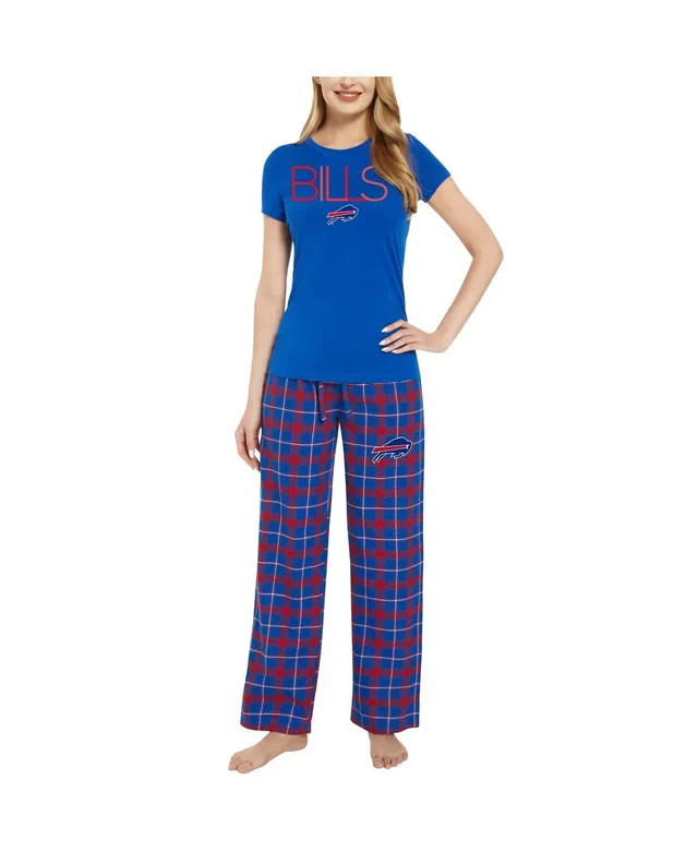 Women's Concepts Sport Royal/Black Kansas Jayhawks Ultimate Flannel Sleep  Shorts