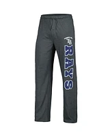 Men's Concepts Sport Charcoal, Navy Tampa Bay Rays Meter T-shirt and Pants Sleep Set