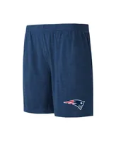 Men's Concepts Sport Navy, Red New England Patriots Meter T-shirt and Shorts Sleep Set