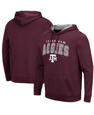 Men's Colosseum Maroon Texas A&M Aggies Resistance Pullover Hoodie
