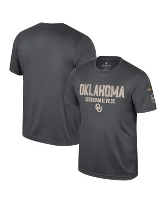Men's Colosseum Charcoal Oklahoma Sooners Oht Military-Inspired Appreciation T-shirt