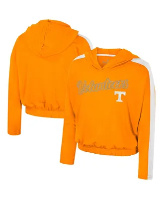Big Girls Colosseum Tennessee Orange Tennessee Volunteers Illumination Long Sleeve Hoodie T-shirt