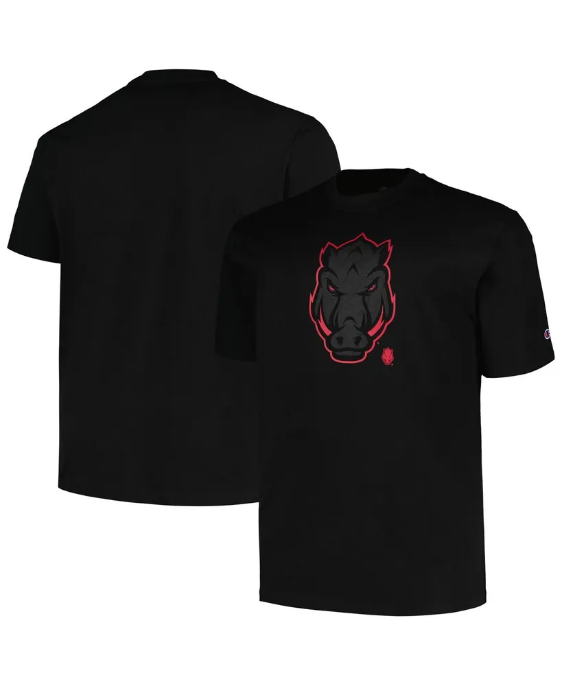 Men's Profile Black Arkansas Razorbacks Big and Tall Pop T-shirt