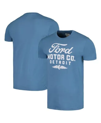 Men's American Needle Blue Distressed Ford Brass Tacks T-shirt