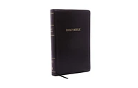 Kjv Holy Bible- Personal Size Giant Print Reference Bible, Black Leather- Look, 43,000 Cross References, Red Letter, Comfort Print