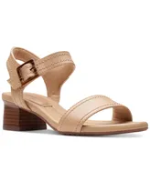 Clarks Women's Desirae Coast Ankle-Strap Sandals