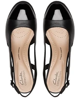 Clarks Women's Bayla Joy Cap-Toe Slingback Pumps