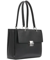 Calvin Klein Clove Push-Lock Triple Compartment Tote Bag