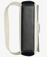 Calvin Klein Clove Mixed Material Push-Lock Shoulder Bag