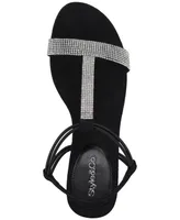 Style & Co Women's Mulan Embellished Wedge Sandals, Created Macy's