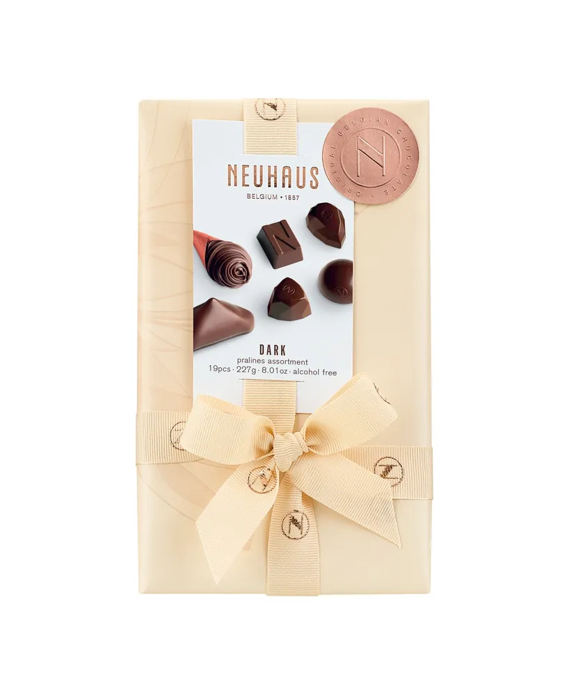 Neuhaus Valentine Chocolate Ballotin 1/2 Lb - All Dark, 19 Pc