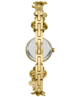 kate spade new york Women's Monroe Three Hand Gold-Tone Stainless Steel Watch 20mm