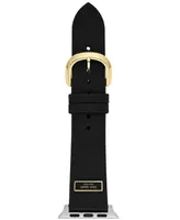 kate spade new york Women's Black Nylon Band for Apple Watch, 38, 40, 41, 42, 44, 45, 49mm