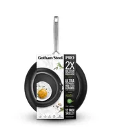 Gotham Steel Professional 2X Hard Anodized 12" Ultra Ceramic Frying Pan