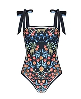 Jessie Zhao New York Night Imagination Reversible One Piece Swimsuit