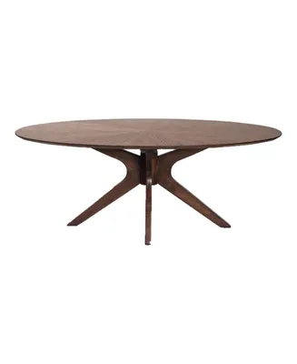 Inmod Starburst Oval Coffee Table