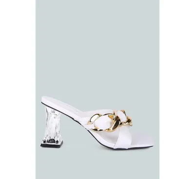 Women's Wandy Link Chain Embellished Sandals