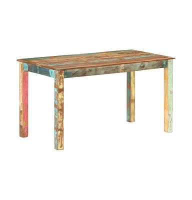 Dining Table Solid Reclaimed Wood 55.1"x27.6"x29.9"
