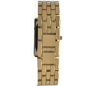 Peugeot Women's Gold Bracelet Watch with Crystal Bezel and Gold-Tone Bracelet Strap