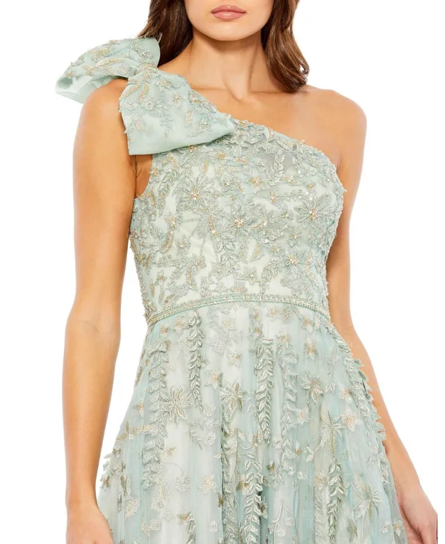 Meredith One-Shoulder Sequin Formal Dress