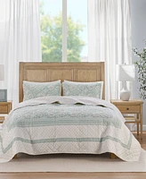 Madison Park Willa 2-Pc. 100% Cotton Reversible Quilt Set, Twin/Twin Xl