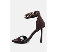 Women's Last Sip Micro Suede High Heel Sandals