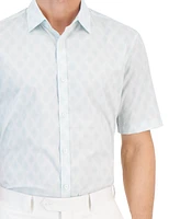 Alfani Men's Diamond Stripe Shirt, Created for Macy's