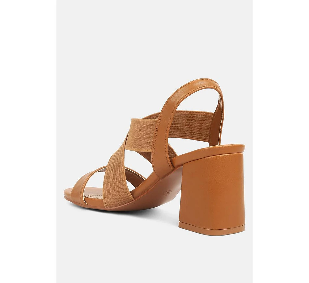 Women's Comfortable Straps Block Heel Sandals