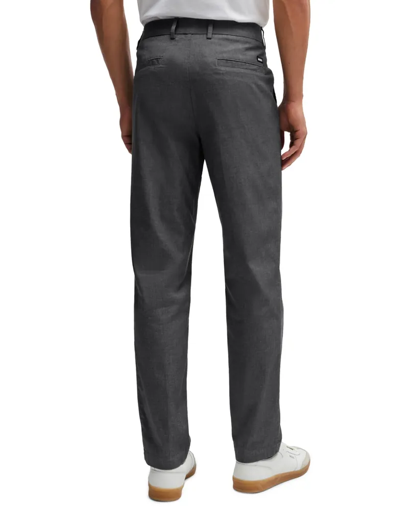 Boss by Hugo Boss Men's Regular-Fit Patterned Trousers