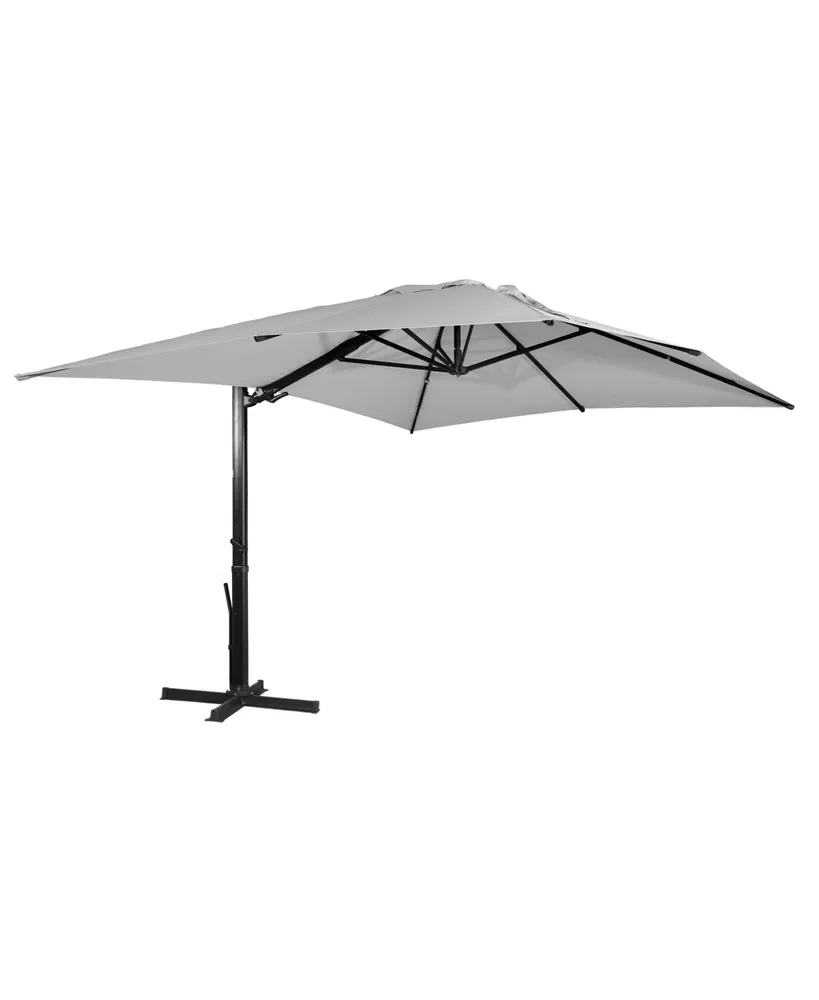 Mondawe 13ft Square Offset Cantilever Patio Umbrella for Outdoor Shade