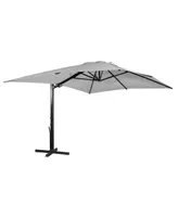 Mondawe 13ft Square Offset Cantilever Patio Umbrella for Outdoor Shade