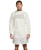 Nike Men's Sportswear Club Fleece Embroidered Logo Sweatshirt