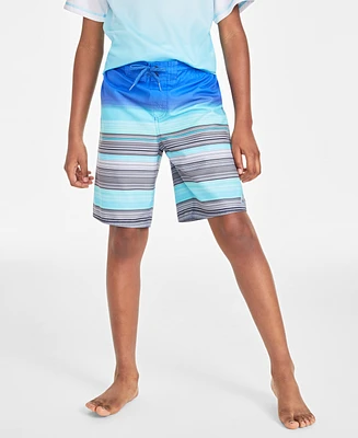 Laguna Big Boys Sundown Stripe E-Board Swim Trunks